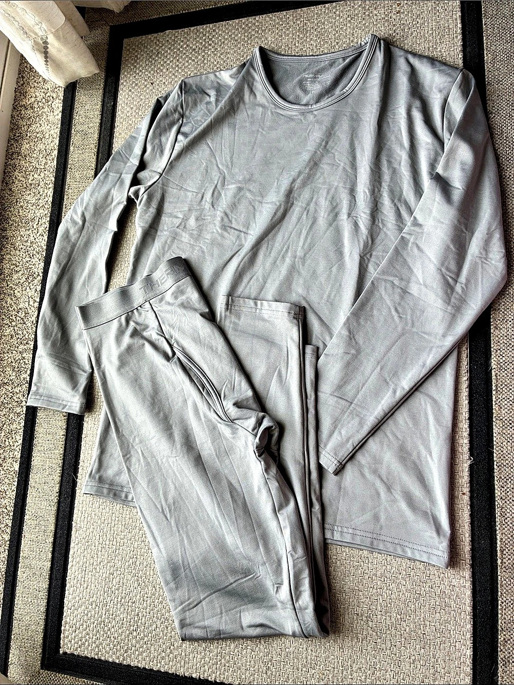 Thermajohn Men's Thermal Underwear Base Layer Set Gray XL
